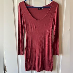 Long sleeve bodycon dress